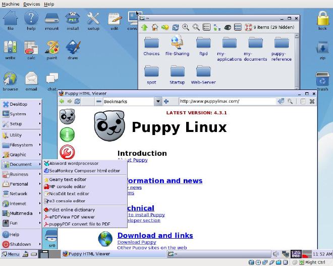 Puppy desktop
